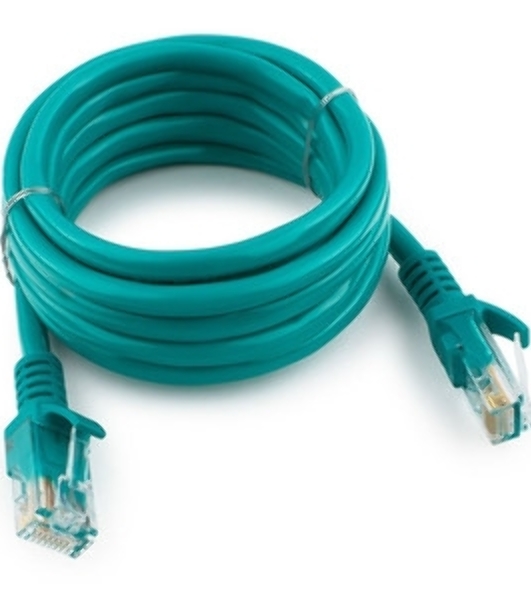 Патч-корд UTP Cablexpert cat.5e, 5м, литой, многожильный (желтый)