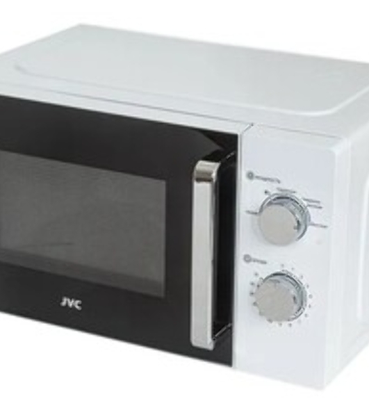 Микроволновая печь JVC JK-MW134M белый, 20 л, 700 Вт, переключатели - поворотный механизм