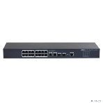 Коммутатор 20-портовый управляемый Dahua DH-SG4020, уровень L2, 18xRJ45 1Gb, 2xRJ45 1Gb uplink, коммутация 56 Гбит/с, MAC-таблица 8K, металл, фото 1