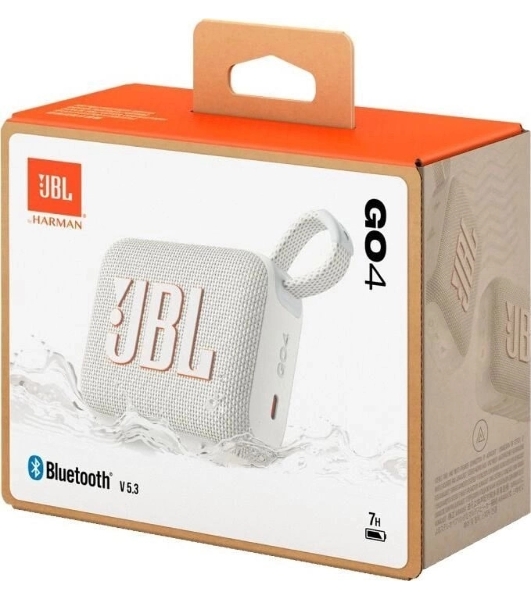 Портативная акустика JBL GO 4, белый