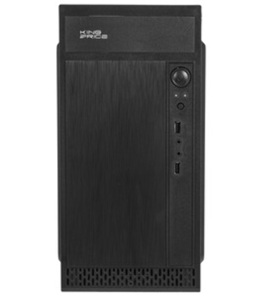 Компьютерный корпус KingPrice KPCC-MN211 черный без БП mATX 1x80мм 2x120мм 2xUSB 2.0 audio