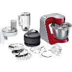 Кухонный комбайн Bosch MUM58720 1000Вт красный/серебристый, фото 1