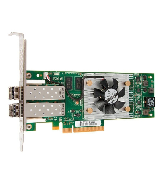 Контроллер Qlogic QLE2672-CK 16Gb Dual Port FC HBA x8 PCIe LC multi-mode optic