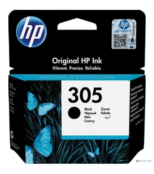 Картридж струйный HP 305 3YM61AE черный (120 стр.) для HP DJ 2320/2710/2720