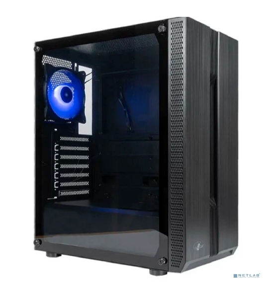 Компьютерный корпус ATX Eurocase A31 ARGB черный без БП закаленное стекло USB 3.0
