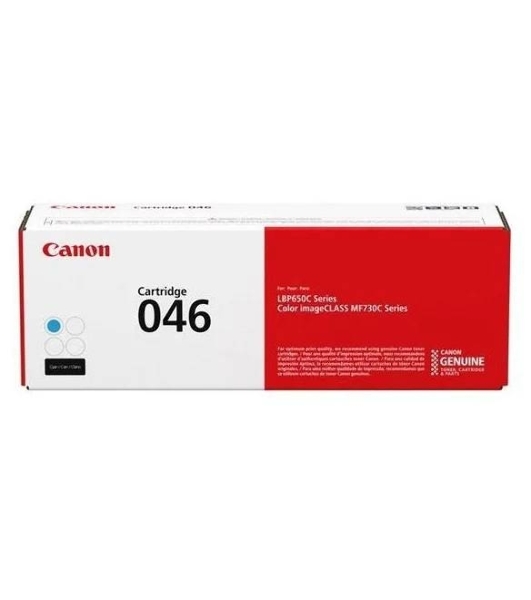 Картридж лазерный Canon 046C голубой для i-SENSYS MF732/734/735, LBP653/654 2300 страниц