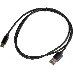 Кабель USB (m)-USB Type-C (m) 1м черный, фото2