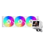Система охлаждения PCCooler GT360 ARGb Display WH (310W, 360мм, LED temp., белый, ARGb/Fans: 3x120мм, 99CFM, 41.5dBA, 3000RPM/Pump 15dBA, 2600RPM, Rad thickness 27мм/S: 1851, 1700, 1200, 115X, AM5, AM4), фото11