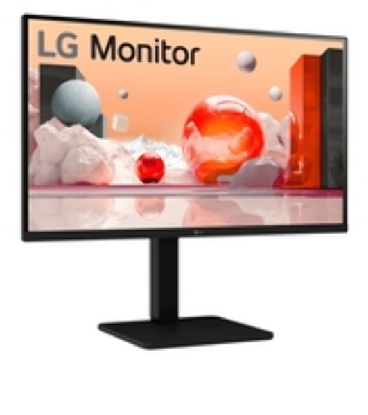 Монитор 27' LG 27BA45QB-B IPS 2560x1440, 75 Гц, 5 мс, 16:9, 350 кд/м², 2xHDMI 2.0, DP 1.4, 3.5 Jack, HDR10, динамики (2x5 Вт), VESA 100x100, черный