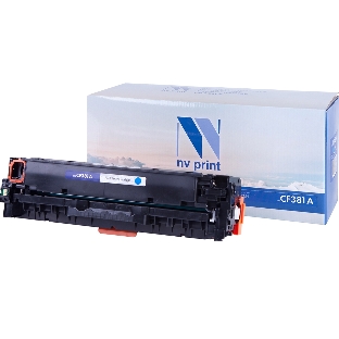 Картридж лазерный NVPrint совместимый HP CF381A Cyan для CLJ Pro MFP M476 (2700k)