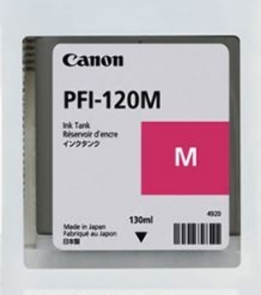 Картридж струйный Canon PFI-120 M 2887C001 пурпурный (130 мл) для Canon imagePROGRAF
