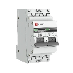 Выключатель автоматический модульный 2п C 6А 4.5кА ВА 47-63 PROxima EKF mcb4763-2-06C-pro, фото 1