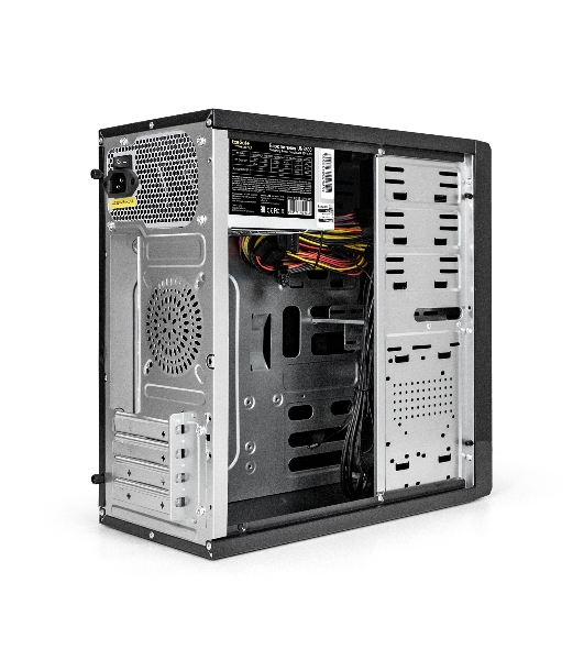 Компьютерный корпус Minitower ExeGate MA-371X-UNS500 (mATX, БП UNS500 с вент. 12см, 2*USB+2*USB 3.0, аудио, черный)