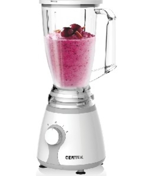 Блендер настольный Centek CT-1326 600 Вт, 2 скорости + импульс, чаша 1,5 Л с ручкой и мер. разметкой