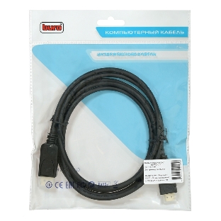 Кабель аудио-видео Buro v. 1.2 DisplayPort (m)/HDMI (m) 2м. Позолоченные контакты черный (BHP DPP HDMI-2)