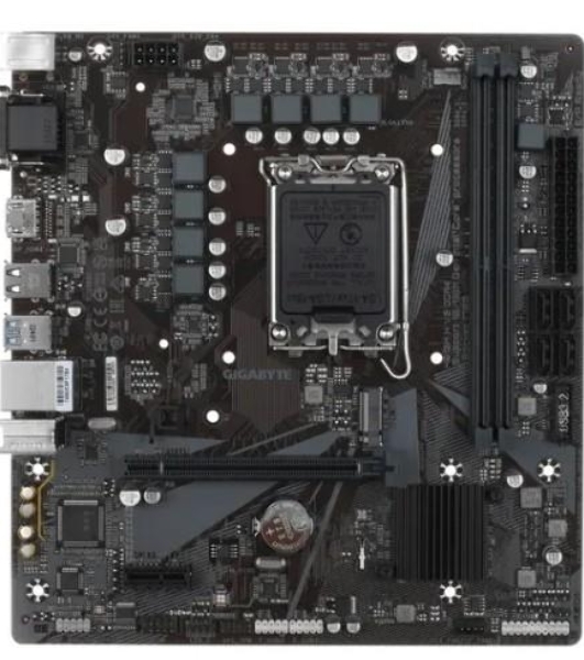 Материнская плата Gigabyte H610M H V2, LGA 1700, Intel H610, 2xDDR5, 4xSATA, 1xM.2, 1xPCIe 4.0 x16, 1xPCIe x1, 1xHDMI, 1xVGA, 1x 1Gb LAN, 2xUSB-A 3.2 Gen 1, 4xUSB-A 2.0, 3x 3.5 мм, 7.1, mATX