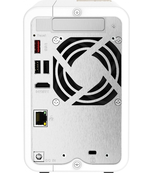 Сетевое хранилище channel QNAP TS-262-4G NAS 2 HDD trays, 2 x M.2 NVMe PCIe Gen 3 x1, 2-core Intel Celeron N4505 2.9 GHz, 4 Gb RAM (4Gb max), 1x2.5 Gigabit Ethernet, Slot PCIe Gen 3 x2, 2 USB 3.2 Gen 2 (10Gbps) Port, 2xUSB USB 2.0 port, 1xHDMI 2.0