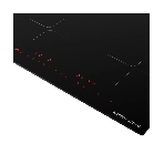Индукционная варочная панель Kuppersberg ICI 605, индукционная, inverter, High-Tech, 60 см, пауза, таймер, блокировка панели управления, автоматическое отключение, бустер, 9 уровней мощности, прямые края, индикация остаточного тепла, сенсорное управление/invisible, черный, фото 1
