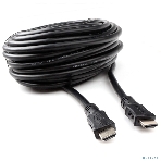 Кабель HDMI Cablexpert CC-HDMI4L-15M, 15м, v2.0, 19M/19M, серия Light, черный, позол.разъемы, экран, пакет, фото5