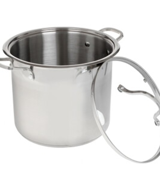 Кастрюля WEBBER BE-128-10L 10 л, 24 см, нержавеющая сталь, с крышкой