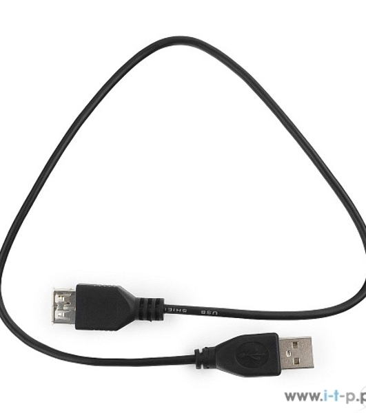 Кабель удлинительГарнизонUSB 2.0, AM/AF, 0.5м, пакет (GCC-USB2-AMAF-0.5M)
