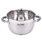 Кастрюля Rondell RDS-023 с\кр 18 см, (2,3л) Flamme (нерж.сталь 18/10,ручки из нерж.стали со вставкой силикон), фото2