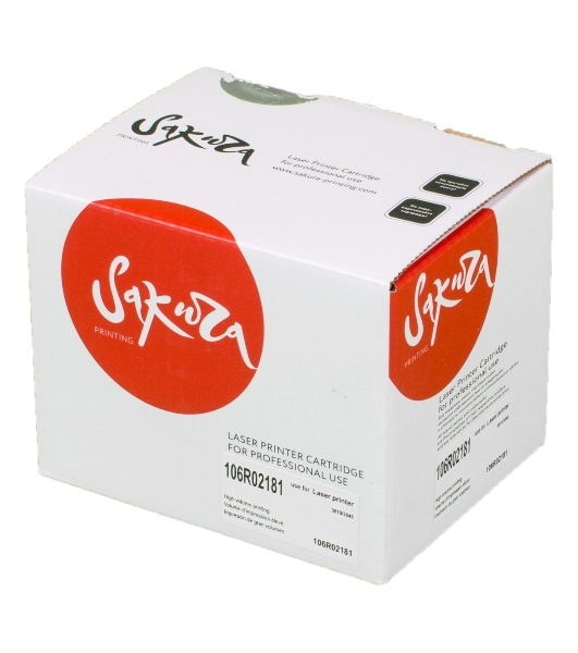 Картридж лазерный Sakura 106R02181 для Xerox Phaser 3010, черный,1000 к.