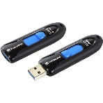Флешка USB Transcend JetFlash 790 (TS64GJF790K), 64 Gb, USB 3.0, R/W 90/40, черный/синий, фото6