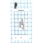 Сенсорное стекло (тачскрин) для Lenovo A376, белое, фото4
