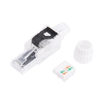 Разъем RJ-45(8P8C) Rexant полевой заделки под витую пару, UTP, CAT 6 (50 µ'/50 микродюймов) серия PRO, фото 1
