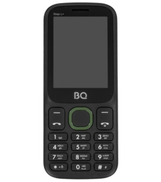 Мобильный телефон BQ 2440 Step L+ черный/зеленый