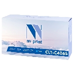 Картридж лазерный NVPrint совместимый Samsung CLT-C406S Cyan для CLP-360/365/368/CLX-3300/3305 (1000k), фото 1