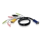 Кабель ATEN CABLE HD15M/USBM/SP/SP-SPHD15M; 1.8M, фото 1