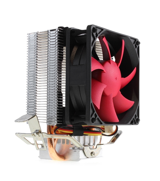 вентилятор CROWN Кулер для процессора CM-92 (Для Intel и AMD, TDP до 95 Ватт, 2шт. медных теплопроводных трубок, Гидродинамическии подшипник, Размер: 117*79*113 мм)