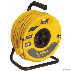 Катушка IEK WKP15-16-04-30 УК30 с т/з 4 места 2 Р + P Е/30м 3х1,5 мм2 'Industrial', фото 1