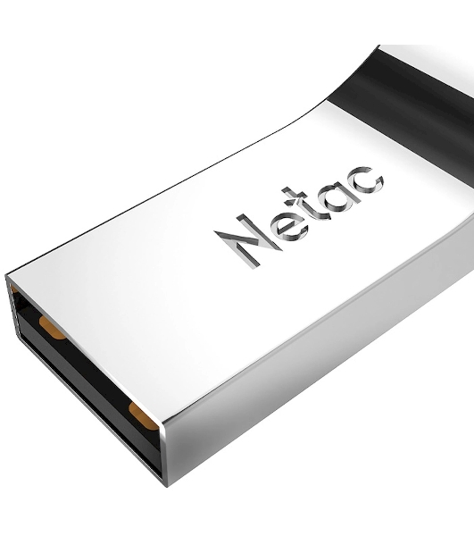 Флешка USB Netac U275 (NT03U275N-064G-20SL), 64Gb, USB 2.0, R/W 50/15, серебристый