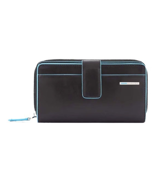 Кошелек женский Piquadro Blue Square PD1354B2R/N черный натур.кожа