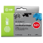 Картридж струйный Cactus CS-CLI521С голубой (8,4 мл) для Canon MP540/MP550/MP620/MP630/MP640/MP660, фото 1