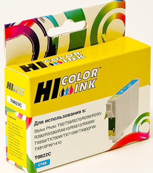 Картридж Epson Stylus R270/295/390/RX590/T50 (Hi-black) new, T08224A/C13T11224A10, C     