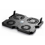 Подставка для ноутбука Deepcool MULTI CORE X6 15.6' 380x295x24мм 24dB 2xUSB 900g Fan-control черный, фото2