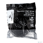 Кабель HDMI Cablexpert CC-HDMI4L-15M, 15м, v2.0, 19M/19M, серия Light, черный, позол.разъемы, экран, пакет, фото3