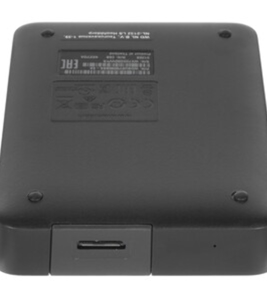 Внешний HDD 2.5' Western Digital Elements Portable, 5TB, USB 3.2 Gen 1 Type-A, 5400 rpm, черный