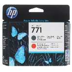 Картридж струйный HP CE017A черный матовый/хроматический красный печатающая головка для HP DJ Z6200, фото7