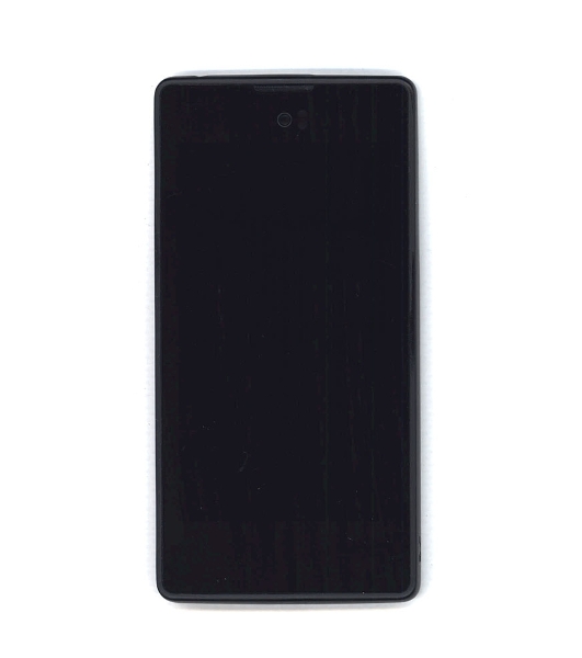 Дисплей для Yota YotaPhone 1 C9660 черный с рамкой