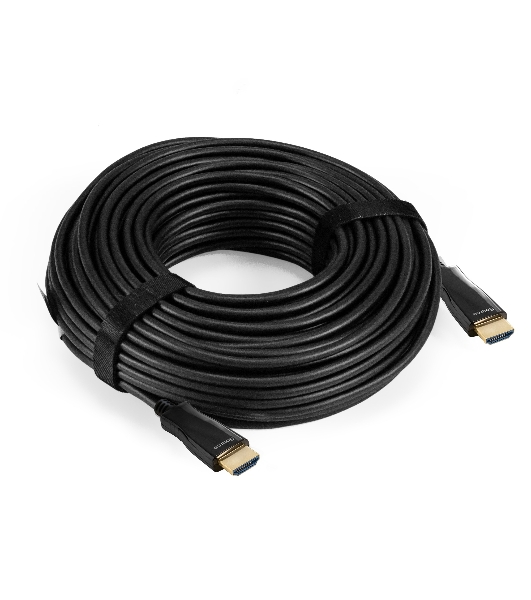 Активный оптический кабель HDMI ExeGate EX-CC-HDMI2-30.0 (19M/19M, v2.0, 30м, 4K UHD, Ethernet, позолоченные контакты)