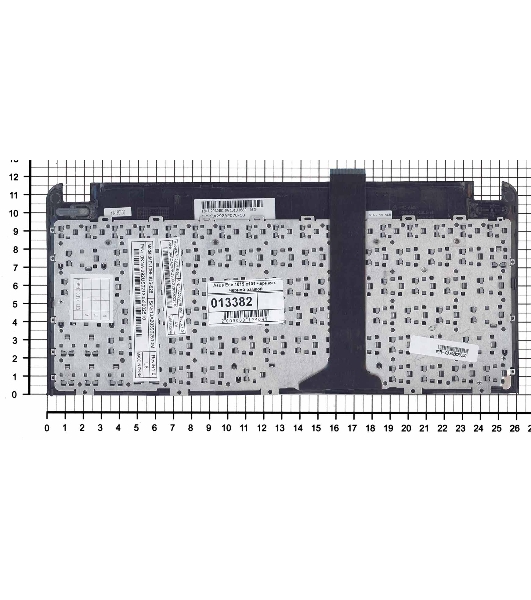 Клавиатура для ноутбука Asus Eee PC 1015 черная с рамкой