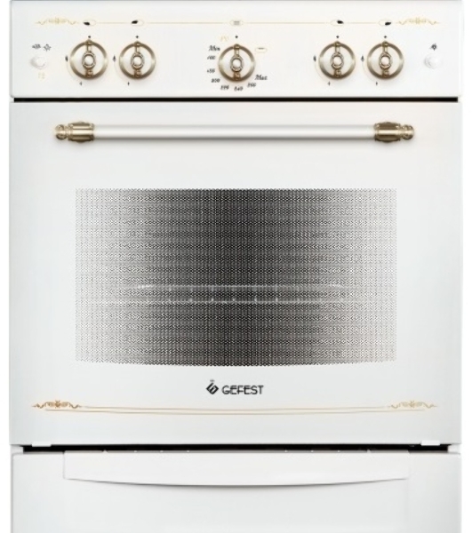 Плита газовая Gefest ПГ 6100-02 0185 белый, конфорок 4 шт, духовка 52 л, 60 см x 85 см x 60 см