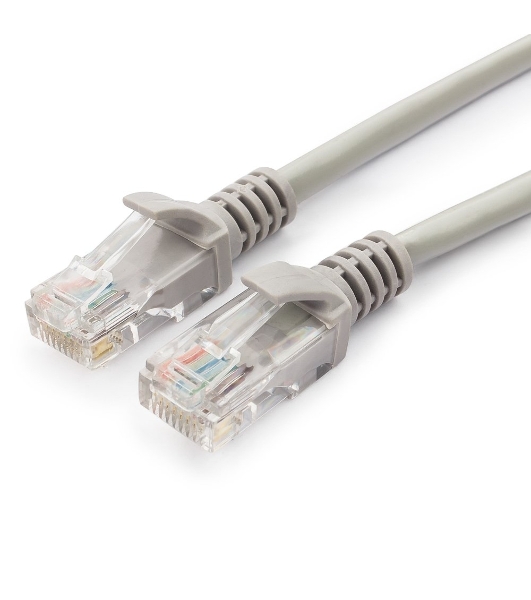 Патч-корд UTP Cablexpert cat.5e, 1м, литой, многожильный серый