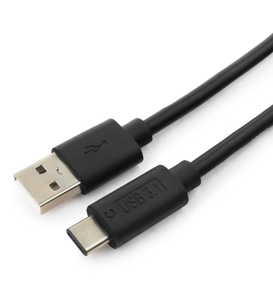 Кабель USB Cablexpert CCP-USB2-AMCM-1M, USB2.0 AM/USB3.1 Type-C, 1м, пакет