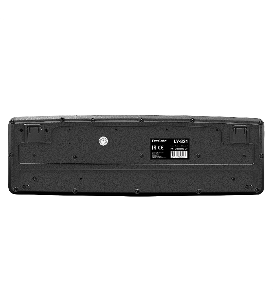 Клавиатура проводная ExeGate LY-331 (EX279937RUS), USB, черный